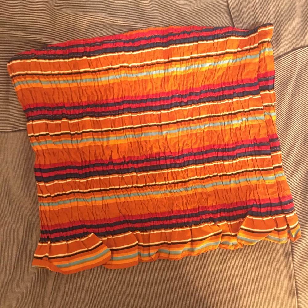 Striped tube top